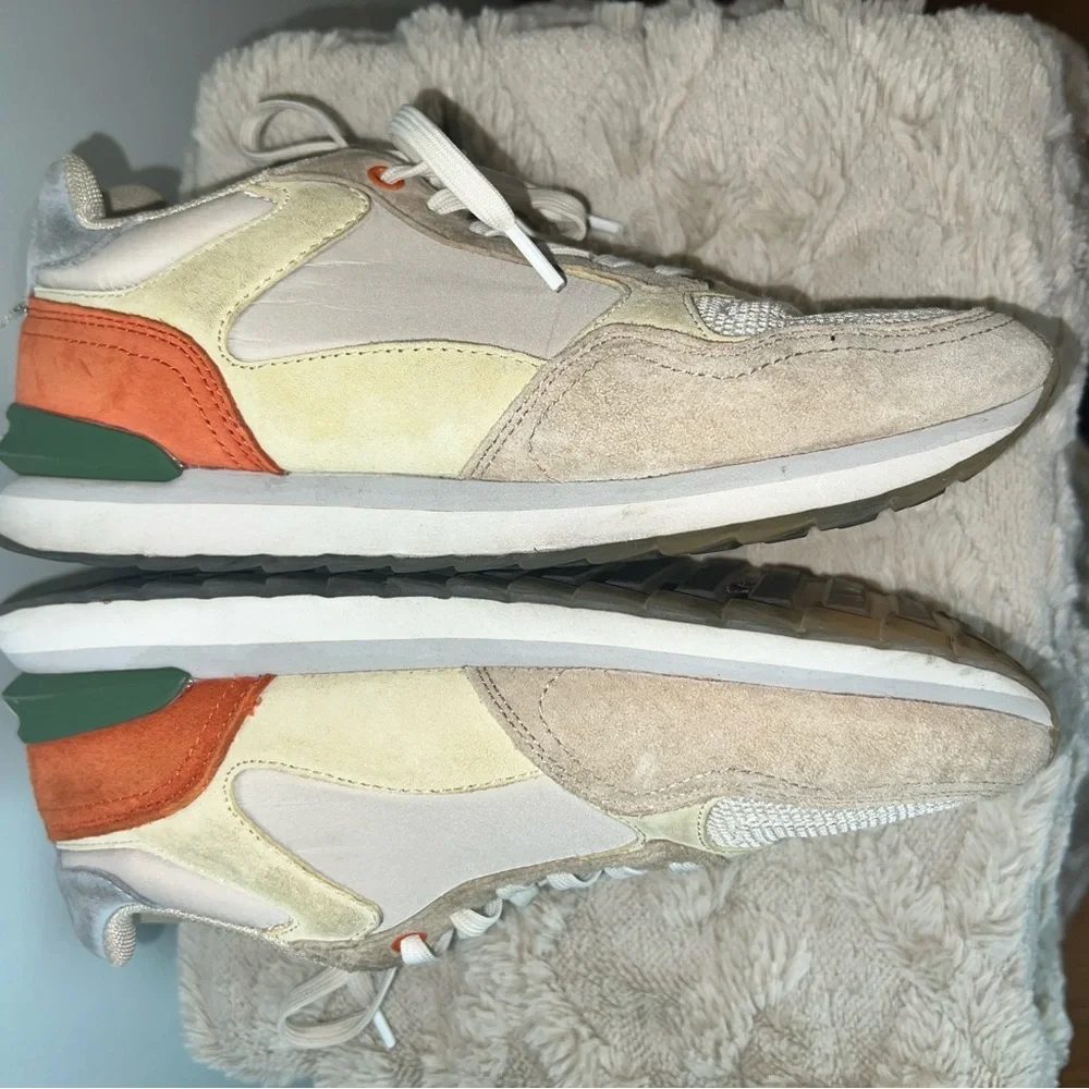 HOFF The Strand Sneakers Beige Suede Mesh Women’s Size 6.5 Anthropologie